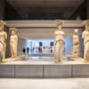 Exhibit at Museum of Anatolian Civilizations showcasing ancient artifacts.
