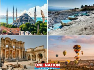 Explore Turkey with a 9-day tour covering Istanbul, Pamukkale, Ephesus, and Cappadocia's highlights.