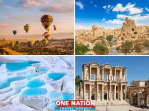 Explore Cappadocia, Pamukkale & Ephesus on a 4-day tour from Istanbul, highlighting Turkey's historic wonders.