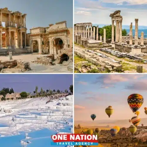 Ephesus, Pergamon, Pamukkale & Cappadocia 6-day tour itinerary for Turkey tours