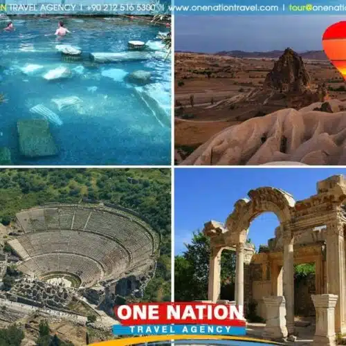 4 Days Ephesus, Pamukkale and Cappadocia Tour by Plane & Bus