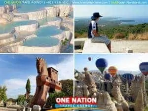 6-day tour itinerary featuring Gallipoli, Troy, Ephesus, Pamukkale, and Cappadocia.