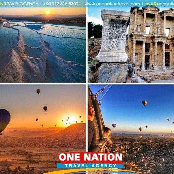 5 Days Turkey Tour from Kusadasi: Ephesus, Pamukkale and Cappadocia (Tour will start in Kusadasi and will end in Istanbul)