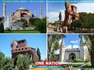 Istanbul skyline and ancient ruins of Troy, 5-day Turkey tours package