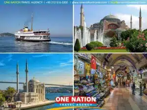 Explore iconic landmarks on a 4-day Istanbul tour, featuring historic mosques and bustling bazaars.