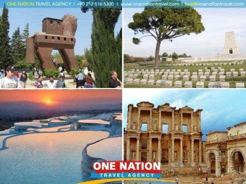 4 Days Tour of Pamukkale, Ephesus, Troy & Gallipoli