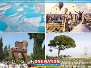 10-day tour of Turkey's historic sites: Istanbul, Gallipoli, Troy, Pergamon, Ephesus, Pamukkale's travertines, and Cappadocia's valleys.