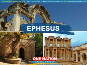 Scenic Ephesus day trip from Istanbul, showcasing ancient ruins and cultural heritage.