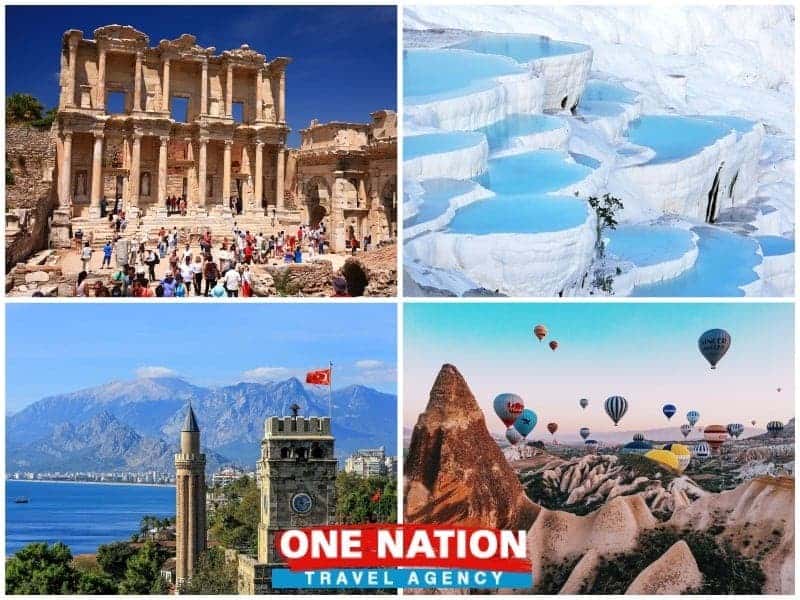 8 Days Ephesus Pamukkale Antalya and Cappadocia Budget Tour by Bus