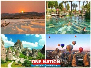 Explore Pamukkale & Cappadocia in 4 days from Istanbul, featuring iconic landscapes & cultural tours.