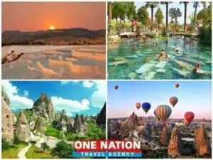 Explore Pamukkale & Cappadocia in 4 days from Istanbul, featuring iconic landscapes & cultural tours.