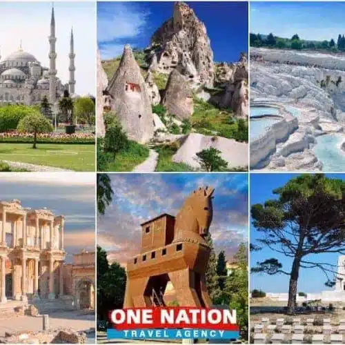 Istanbul, Cappadocia, Pamukkale, Ephesus, Troy, Gallipoli 8-day Turkey tour itinerary.
