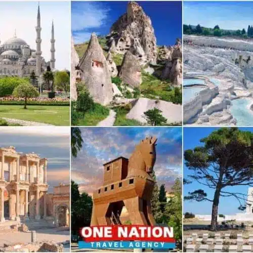 Istanbul, Cappadocia, Pamukkale, Ephesus, Troy, Gallipoli 8-day Turkey tour itinerary.