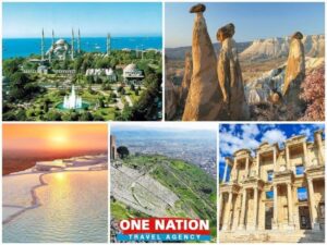 Explore Turkey tours: 8-day adventure in Istanbul, Cappadocia, Pamukkale, Pergamon, Ephesus.