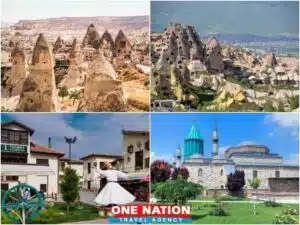 Explore Cappadocia's unique landscapes and Konya's rich history on this 3-day tour from Istanbul.