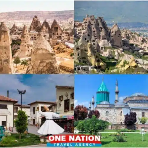 Explore Cappadocia's unique landscapes and Konya's rich history on this 3-day tour from Istanbul.