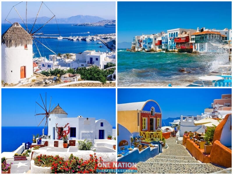 tour athens santorini mykonos