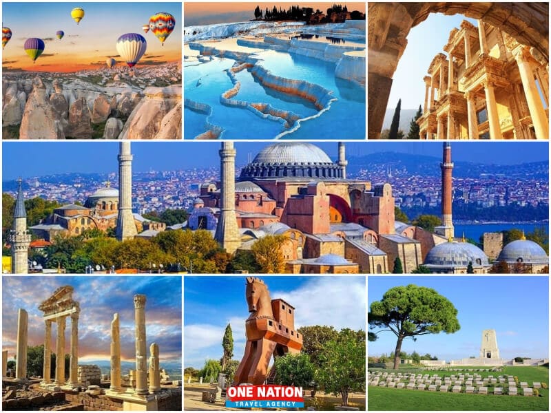 9 Days Private Tour of Istanbul Cappadocia Pamukkale Ephesus Pergamon Gallipoli and Troy