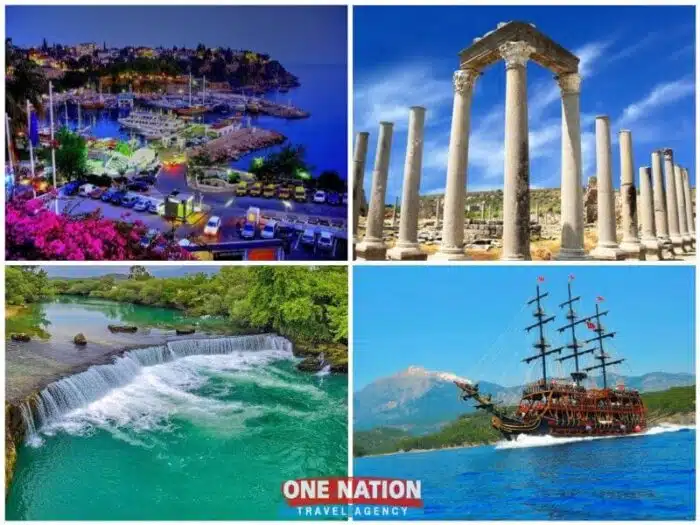 Explore historic Antalya on a 4-day tour from Istanbul, featuring ancient ruins and turquoise coasts.