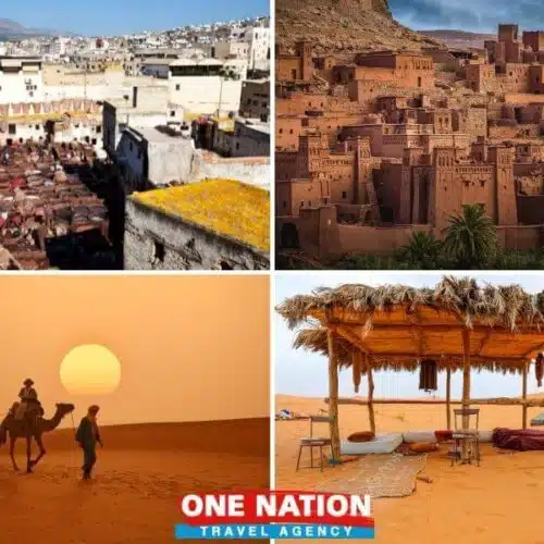 Explore Morocco on a 5-day tour from Casablanca to Marrakesh, featuring Sahara desert and Fes highlights.