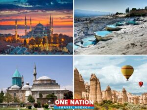 Explore Turkey with a 7-day tour package featuring Istanbul, Pamukkale, Konya, and Cappadocia.