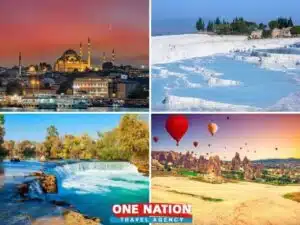 Explore Turkey's wonders on an 8-day tour, featuring Istanbul, Pamukkale, Antalya, and Cappadocia