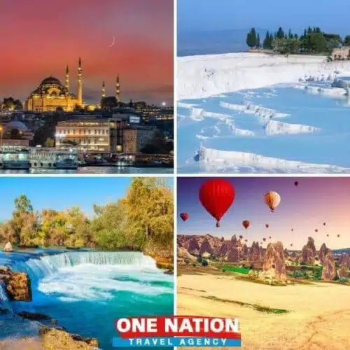 Explore Turkey's wonders on an 8-day tour, featuring Istanbul, Pamukkale, Antalya, and Cappadocia