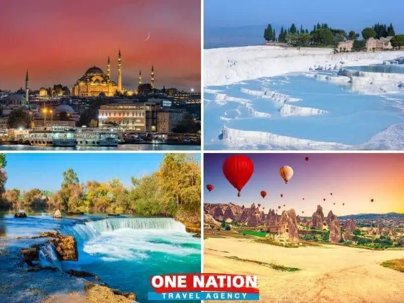 Explore Turkey's wonders on an 8-day tour, featuring Istanbul, Pamukkale, Antalya, and Cappadocia