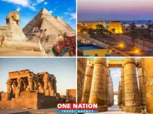 Tour group exploring the iconic sites in Cairo, Luxor, and Aswan during a 5-day Egypt tour.