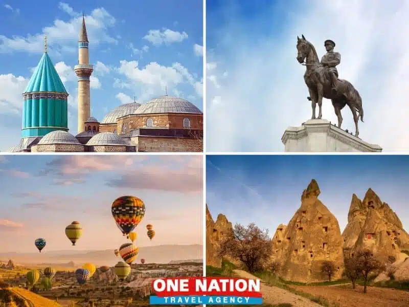 4-Day Tour of Konya, Cappadocia and Ankara