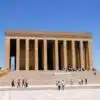 Iconic Mausoleum of Ataturk in Ankara, showcasing Turkish architectural grandeur.