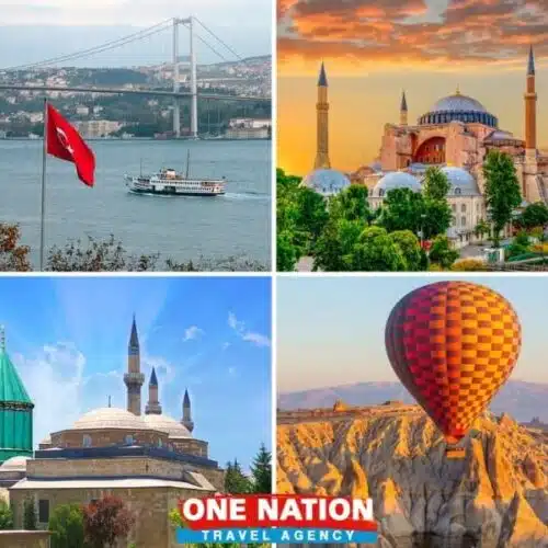 Explore iconic landmarks on a 7-day tour in Istanbul, Konya, and Cappadocia, featuring Turkey tours.