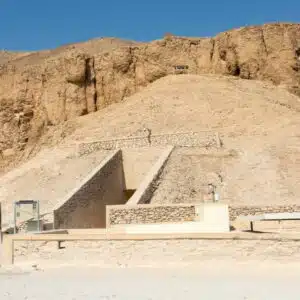 Serene view of the historic Valley of the Kings in Luxor, home to ancient Egyptian tombs