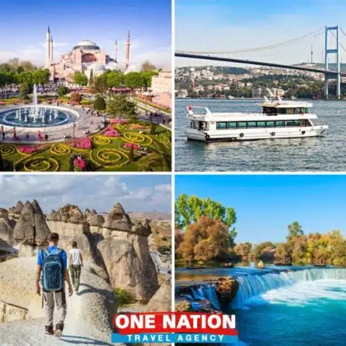 Explore Turkey's gems in a 9-day tour featuring Istanbul's historic sites, Cappadocia's landscapes, and Antalya's beaches.