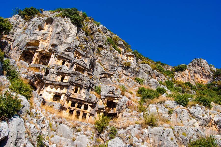 Ancient ruins of Myra, a key historical site near Antalya, perfect for Turkey tours exploration.