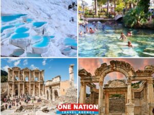 Scenic Turkey: 3-day tour from Istanbul to Pamukkale and Ephesus' historic sites.