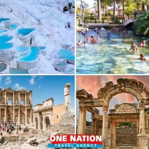 Scenic Turkey: 3-day tour from Istanbul to Pamukkale and Ephesus' historic sites.