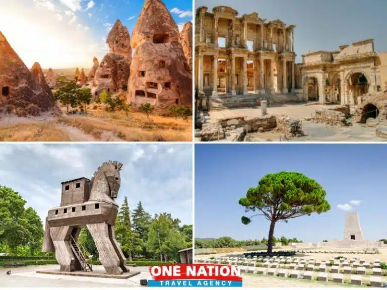 Explore Turkey's heritage on a 4-day tour of Cappadocia, Ephesus, Troy, and Gallipoli.