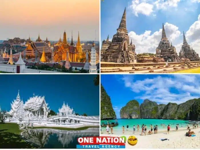 10-day Thailand tour covering Bangkok, Ayutthaya, Chiang Mai, Chiang Rai, and Phuket, featuring cultural landmarks, temples, and beaches.