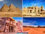 Travel through Egypt and Jordan on a 14-day highlights tour, exploring iconic sites like the Pyramids of Giza, Petra, and the Dead Sea.