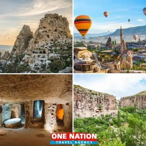 Private 2-day Red and Green Cappadocia tour from Istanbul, featuring guided exploration of iconic valleys, fairy chimneys, and historic sites.