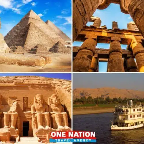9-day Egypt tour package featuring explorations of Cairo, Luxor, Aswan, and the majestic Abu Simbel temples.