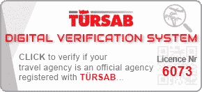 TÜRSAB DVS - Digital Verification System - License 6073