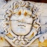7-Day Turkey Tour: Istanbul, Cappadocia, Ephesus, Pamukkale - Cappadocia, Istanbul, Ephesus, Pamukkale, Turkey Medusa head relief at Didyma Ancient City, Aydın, with wavy hair and intricate Greco-Roman stone craftsmanship.