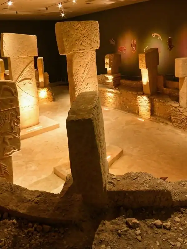 Sanliurfa Archaeology Museum - Gobeklitepe Pillar Replicas